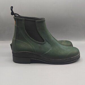 Ariat Rubber Rain Shortie Boots Waterproof Matte Green Women's 10B Insulated
